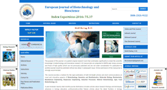 Desktop Screenshot of biosciencejournals.com